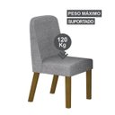 Ver imagem 5 de Mesa Isís Tampo Orgânico Freijó 6 Cadeiras Isís - Leifer