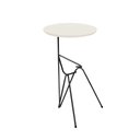 Ver imagem 1 de Mesa De Canto Lateral Mesinha Bambino Preto - Off White