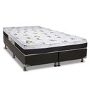 Ver imagem 1 de Cama Box Queen: Colchão Anatômico Luckspuma D33/AG65 Aspen 50 + Base CRC Suede Black(158x198)