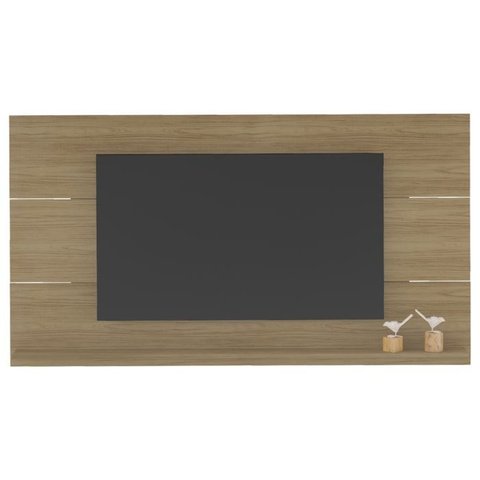 Painel Suspenso para Tv 60 Pol 1 Prateleira 180 Cm Carvalho Arly