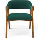 Ver imagem 3 de Kit 02 Cadeiras para Sala de Jantar e Estar Living Estofada Suran L02 Bouclê Verde - Lyam Lyam Decor