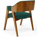 Ver mais imagens de Kit 02 Cadeiras para Sala de Jantar e Estar Living Estofada Suran L02 Bouclê Verde - Lyam Lyam Decor