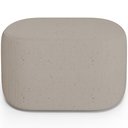 Ver imagem 6 de Kit 2 Puffs Decorativos Orgânico para Living Quarto 70cm Doha W01 Linho Bege - Lyam Decor