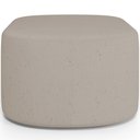 Ver imagem 3 de Kit 2 Puffs Decorativos Orgânico para Living Quarto 70cm Doha W01 Linho Bege - Lyam Decor