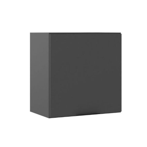 Armário Aéreo de Cozinha 58cm Rubi 1 Porta Grafite - Pnr Móveis