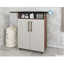 Ver imagem 2 de Tabua de Passar Roupa com Espuma 80cm e Armário Multiuso