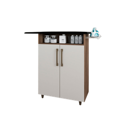 Tabua de Passar Roupa com Espuma 80cm e Armário Multiuso - 1