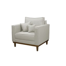 Kit 2 Poltronas Beny - Linho Bege - 4