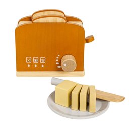 Torradeira de Brinquedo com Torradas e Manteiga de Brincadeira/cozinha Infantil - 9