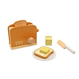 Torradeira de Brinquedo com Torradas e Manteiga de Brincadeira/cozinha Infantil - 6