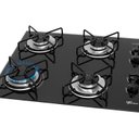 Ver imagem 4 de Cooktop a Gás Fischer 4 Bocas Fit Line Trempe Esmaltada Aramado