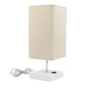 Ver imagem 4 de Abajur Luminaria de Mesa Quadrado Mdf Interruptor Ref 49 Decoração Casa Sala Quarto Escritório