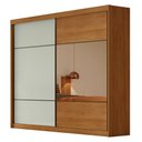 Ver imagem 1 de Guarda Roupa Casal Belmonte 2 Portas 8 Gavetas com Espelho Cinamomo Fendi - Novo Horizonte