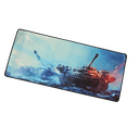 Ver imagem 1 de Mouse Pad Gamer Grande 70x30 cm Estampa Tanque 2 El-2210