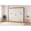 Ver imagem 1 de Guarda Roupa 6 Portas 4 Gavetas Allure -grand Line