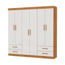 Ver imagem 2 de Guarda Roupa 6 Portas 4 Gavetas Allure -grand Line