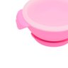 Tigela de Silicone com base de Sucção e tampa Pink - 2