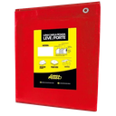 Ver imagem 1 de Lona Plástica Vermelha Impermeável 300 Micras Multiuso 3x4 / 4x3