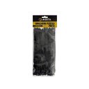 Ver imagem 3 de 500 Enforca Gato Cinta Plástica Abraçadeira Lacre de Nylon 3.6x100mm Fita Hellerman 10cm Preto