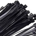 Ver imagem 5 de 500 Enforca Gato Cinta Plástica Abraçadeira Lacre de Nylon 3.6x100mm Fita Hellerman 10cm Preto