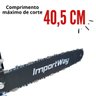 Moto Serra Elétrica Portátil 2400w Eletroserra Sabre 16 Pol 6000 Rpm 110v Importway Iwmse24110 127v - 4