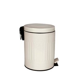 Lixeira Retrô Bege 5 L - 2
