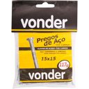 Ver imagem 2 de Prego de Aço 17x21 com Cabeça Zincado 100 Peças - Vonder