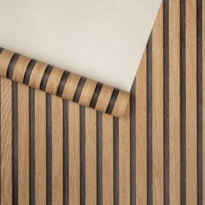 Papel de Parede Magnific Madeira Ripado Marrom Lcpx518-0103 - Rolo de 9,50mx53cm