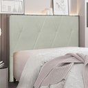 Ver imagem 6 de Cabeceira Para Cama Box Queen Aquilla 160cm Veludo - SSX Multicoisas Spezzia Branco navajo