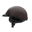 Ver imagem 3 de Capacete Coquinho Scooter Moto Elétrica Bike Couro Café