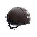Ver imagem 2 de Capacete Coquinho Scooter Moto Elétrica Bike Couro Café