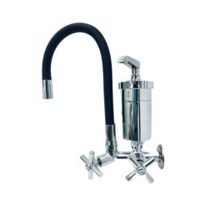 Torneira de Filtro 1189 3/4 Parede Preta C-31 Metal