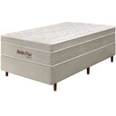 Ver imagem 1 de Cama Box + Colchão Solteiro King Santa Cruz Bege Molas Ensacadas Euro Pillow 96x203x72cm