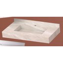 Ver imagem 3 de Bancada Banheiro Porcelanato 80cm com Válvula Oculta Branco:bege