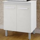 Ver imagem 2 de Balcao Multiuso 2 Portas 75 Cm Serena Branco Mobbs