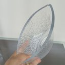 Ver imagem 3 de Vaso Decorativo de Vidro Transparente 21x18x8cm Enfeite Sala Mesa Estante Flores