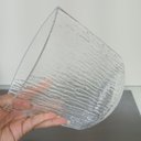 Ver imagem 4 de Vaso Decorativo de Vidro Transparente 21x18x8cm Enfeite Sala Mesa Estante Flores