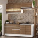 Ver imagem 1 de Armário de Cozinha Compacta 200cm Branco/Rustic Glamy Madesa 07