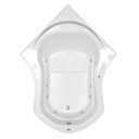 Ver imagem 1 de Banheira Hidromassagem Astra Imperiale Luxo 215cmx170cmx56cm - 04 Jatos Gel Coat P2 Com Aquecedor