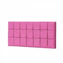 Ver imagem 2 de Painel Estofada Espanha 195cm King Strass Courino Pink
