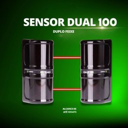 Sensor de Barreira Ativo Ipec Dual 100 Duplo Feixe 100 Mts - 6