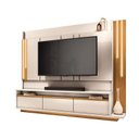 Ver imagem 2 de Estante Home Theater Montane Off White Cinamomo e Aparador Infinity e Kit Mesa de Centro Sky Cinamom