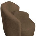 Ver imagem 6 de Namoradeira Decorativa Beatriz Orgânica Linho Marrom