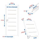 Ver imagem 3 de Kit Porta de Madeira 215x86cm Batente 20cm com Guarnição Cristal Primer Uniportas Abertura Direita B