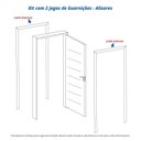 Ver imagem 5 de Kit Porta de Madeira 215x86cm Batente 20cm com Guarnição Cristal Primer Uniportas Abertura Direita B