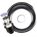 Ver imagem 1 de Cuba Redonda Inox 304 32x14x05 Pl-3,5-c Válvula-embutir-eco 03