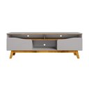 Ver imagem 4 de Rack Ilhabela Tv 75" Moderno 5 Nichos e 2 Portas Soft Close