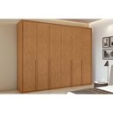 Ver imagem 1 de Guarda Roupa 6 Portas e 6 Gavetas Imperatore Amêndoa - Lopas