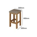 Ver imagem 5 de Conjunto Mesa Dobrável com 4 Bancos para Sala de Jantar Marrom/Inovata/Freijó