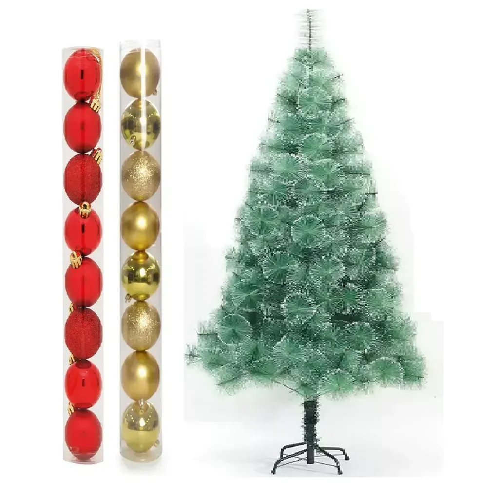 Ver imagem 1 de Arvore de Natal Pinheiro Nevada 1,2 Metros 90 Galhos com Enfeites